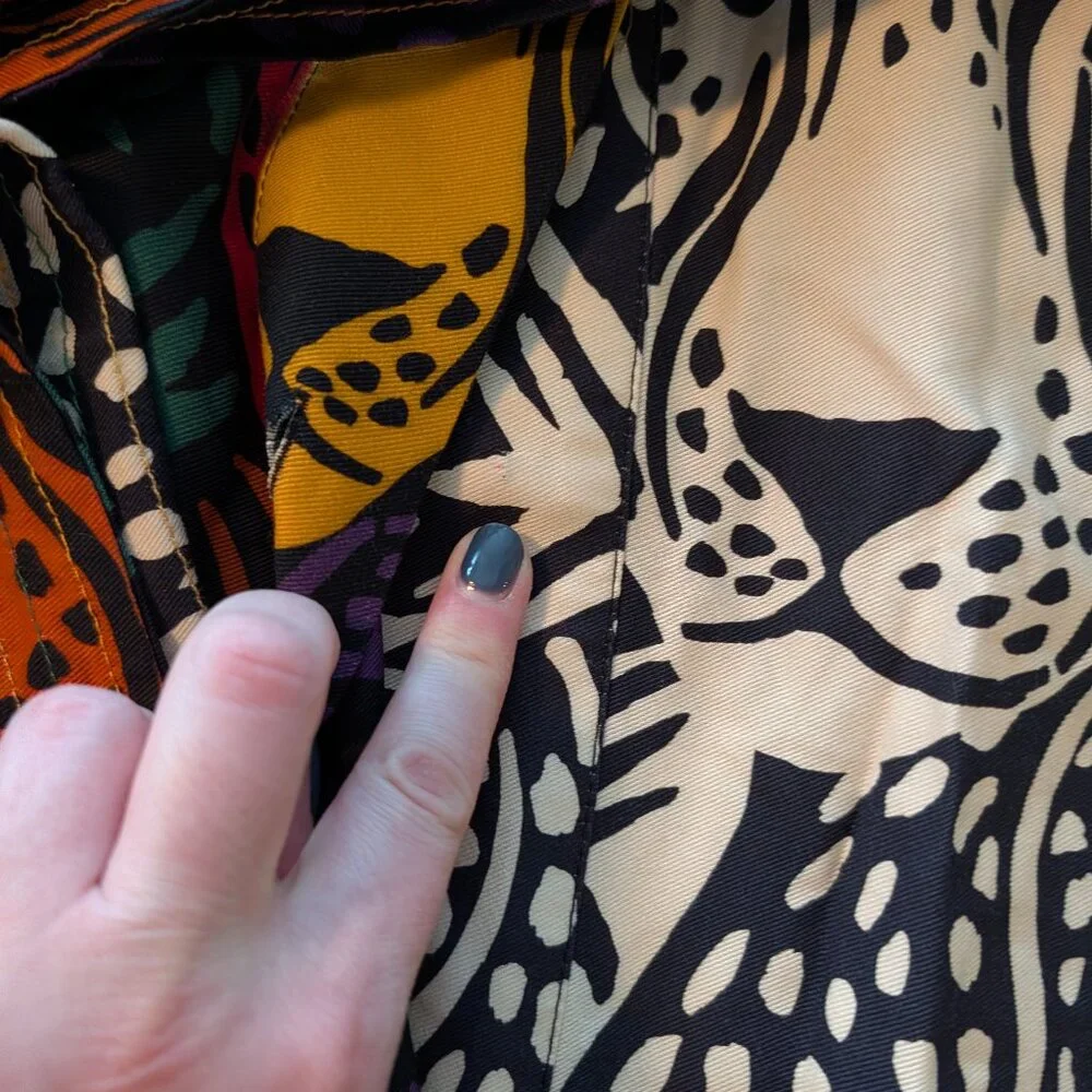 FARM RIO Mixed Midnight Leopards Midi Dress, size S - Picture 16 of 16